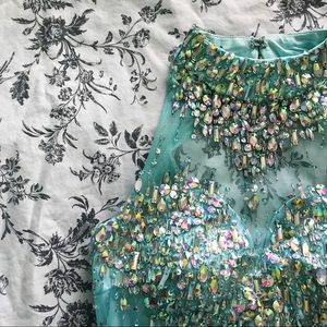 Turquoise Prom Dress